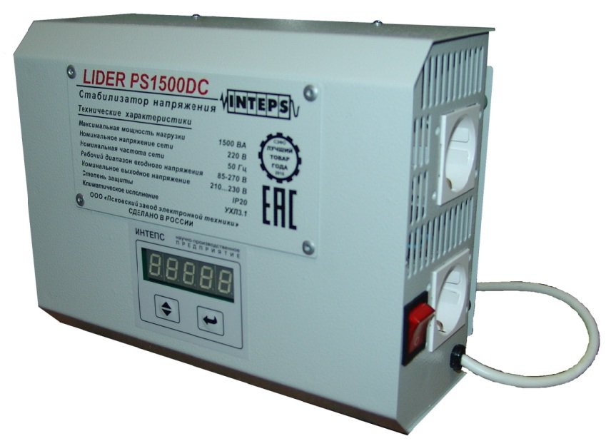 Lider PS1500DC - инверторный стабилизатор напряжения