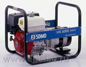 Бензиновый генератор SDMO Intens HX 6000-S